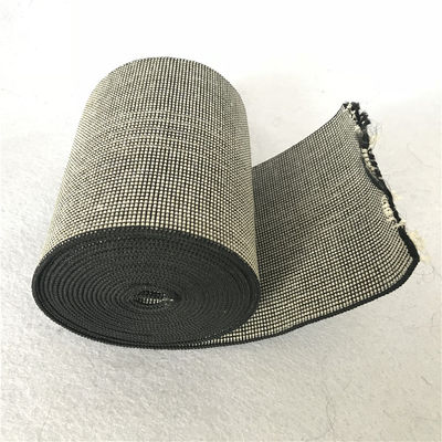 Cina Desain baru lebar 12cm kuat Tali anyaman elastis warna abu-abu untuk perabotan rumah pemasok