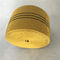 70% Pemanjangan anyaman Lebar 7cm Sofa Anyaman warna kuning yang dibuat oleh karet Malaysia pemasok